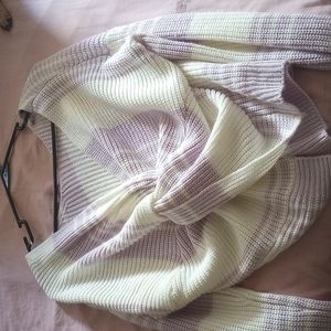 Purple & White Sweater Size (S)